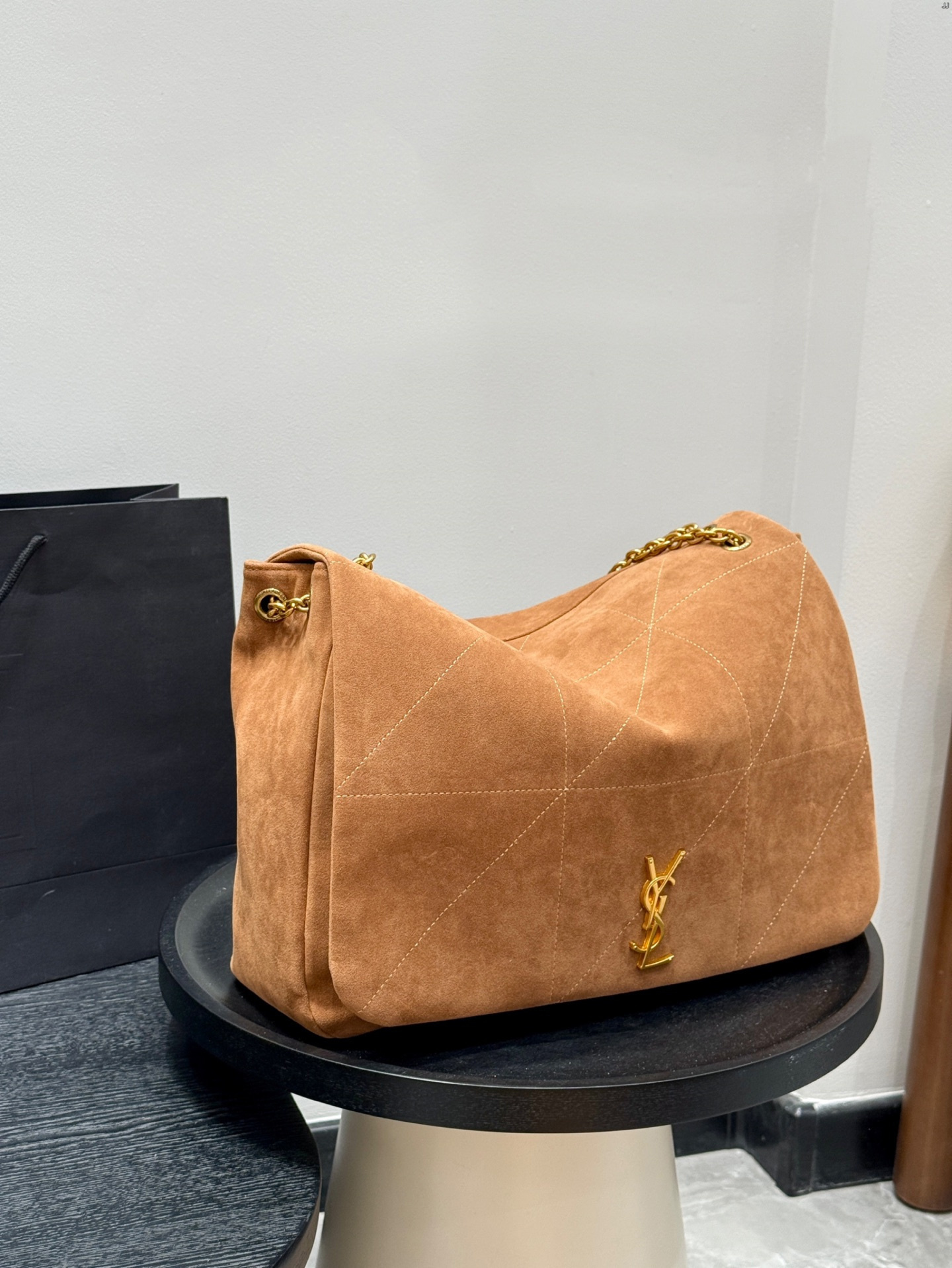 תיק זמש גדול איב סן לורן – תמונה 3