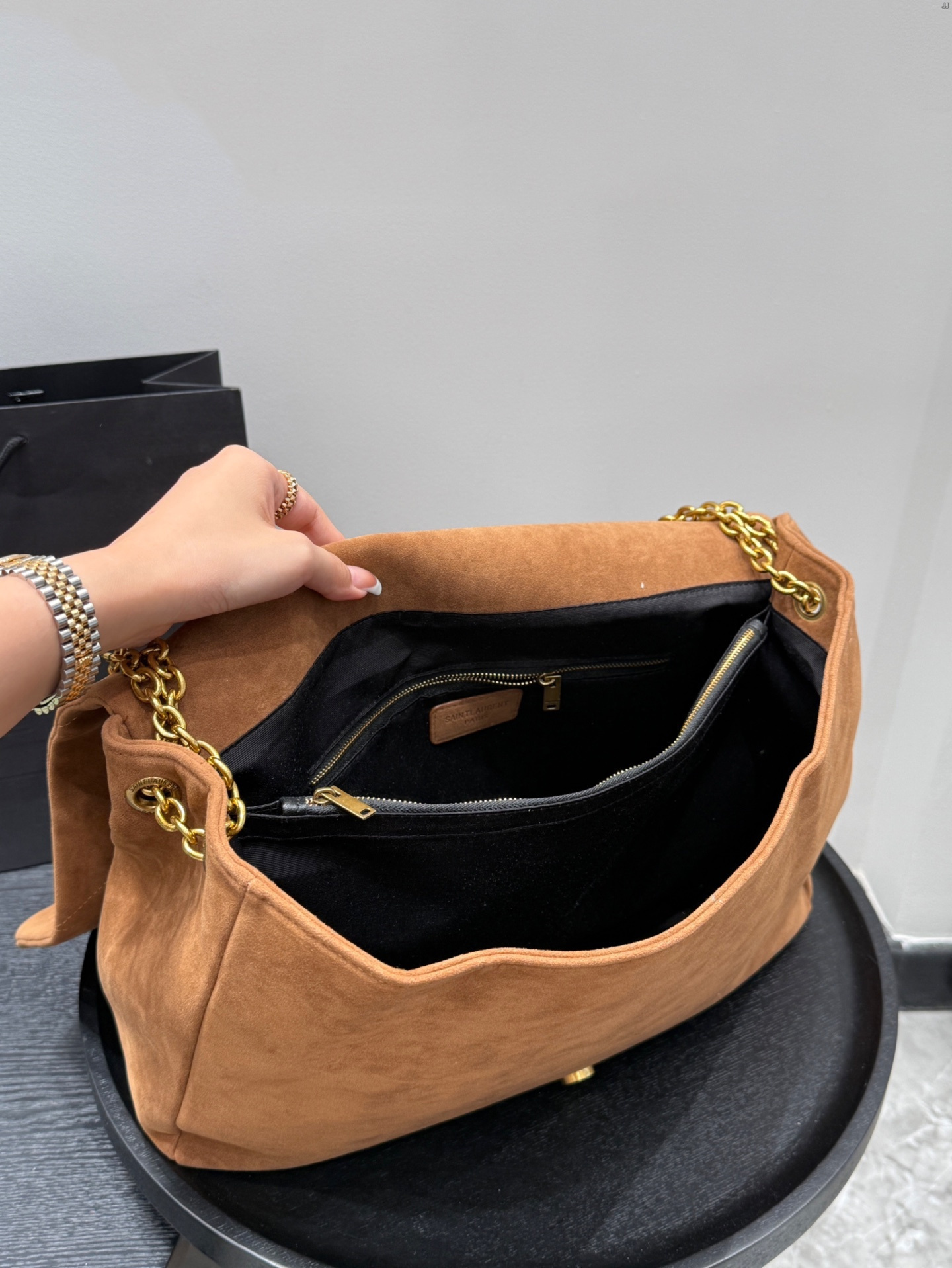 תיק זמש גדול איב סן לורן – תמונה 11