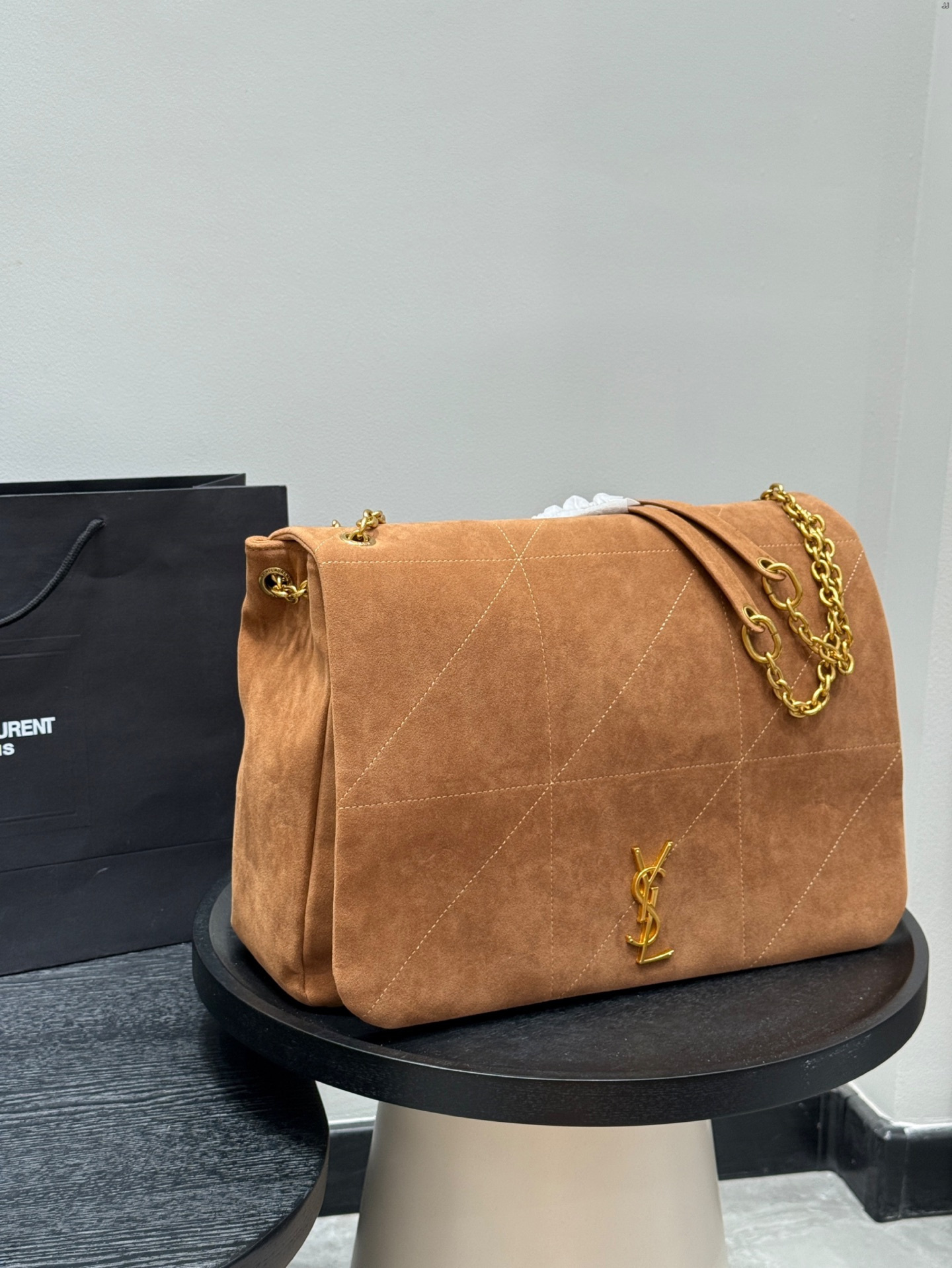 תיק זמש גדול איב סן לורן – תמונה 12