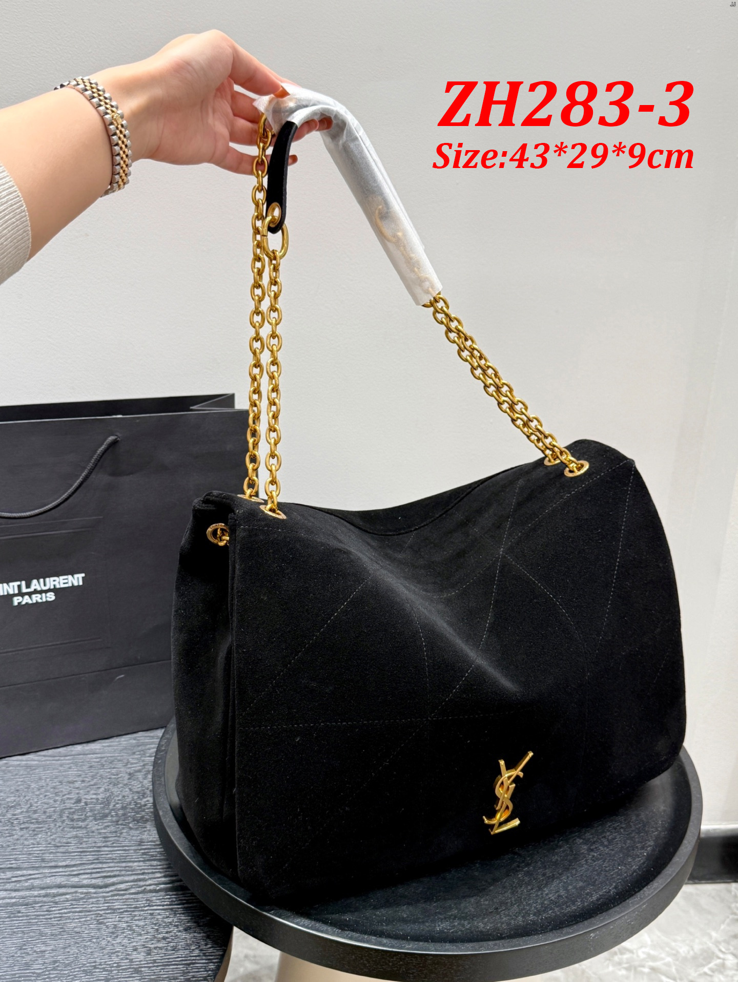 תיק זמש גדול איב סן לורן – תמונה 6