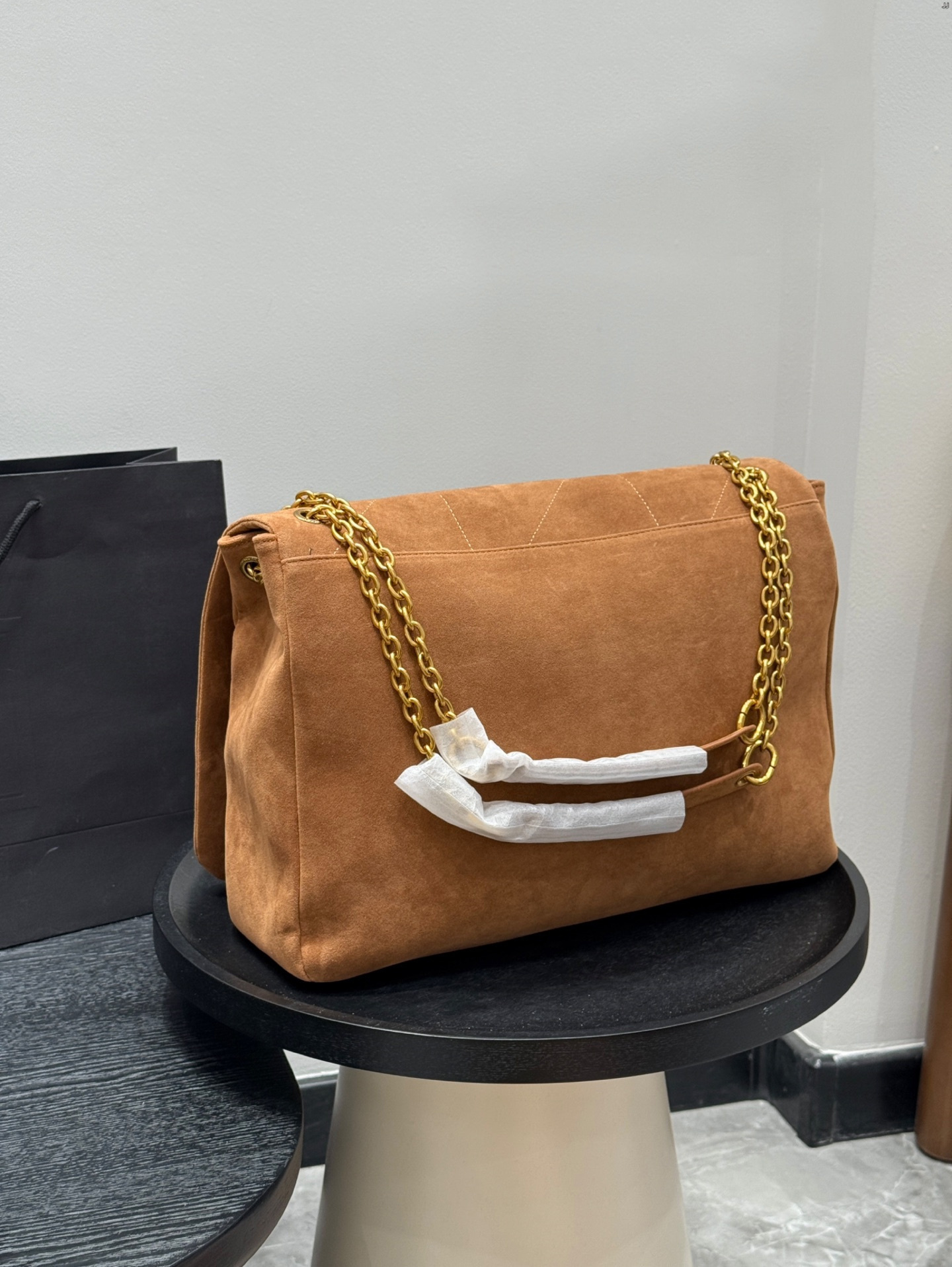 תיק זמש גדול איב סן לורן – תמונה 9