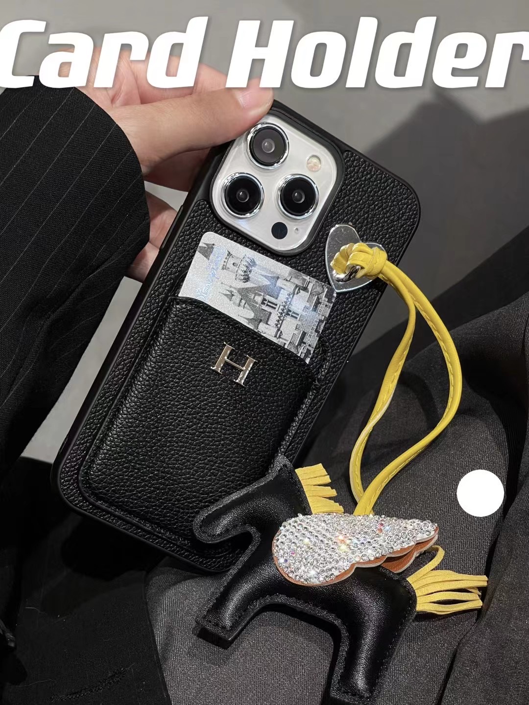 כיסוי מגן מעור הרמס לאייפון – תמונה 5