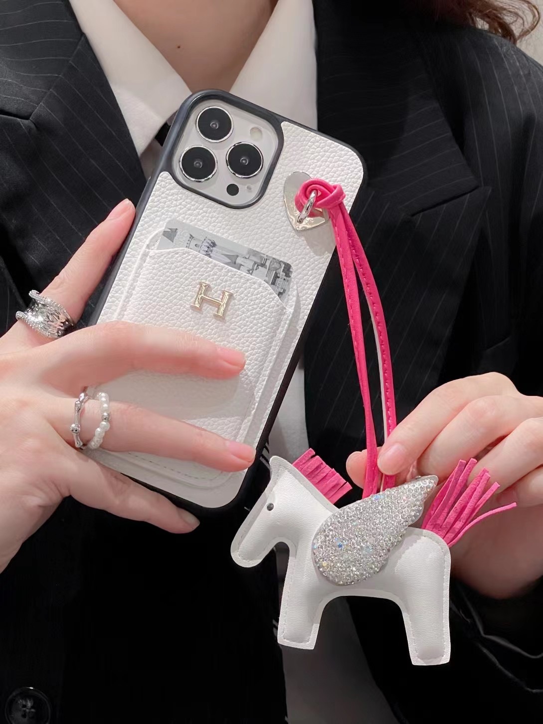 כיסוי מגן מעור הרמס לאייפון – תמונה 8