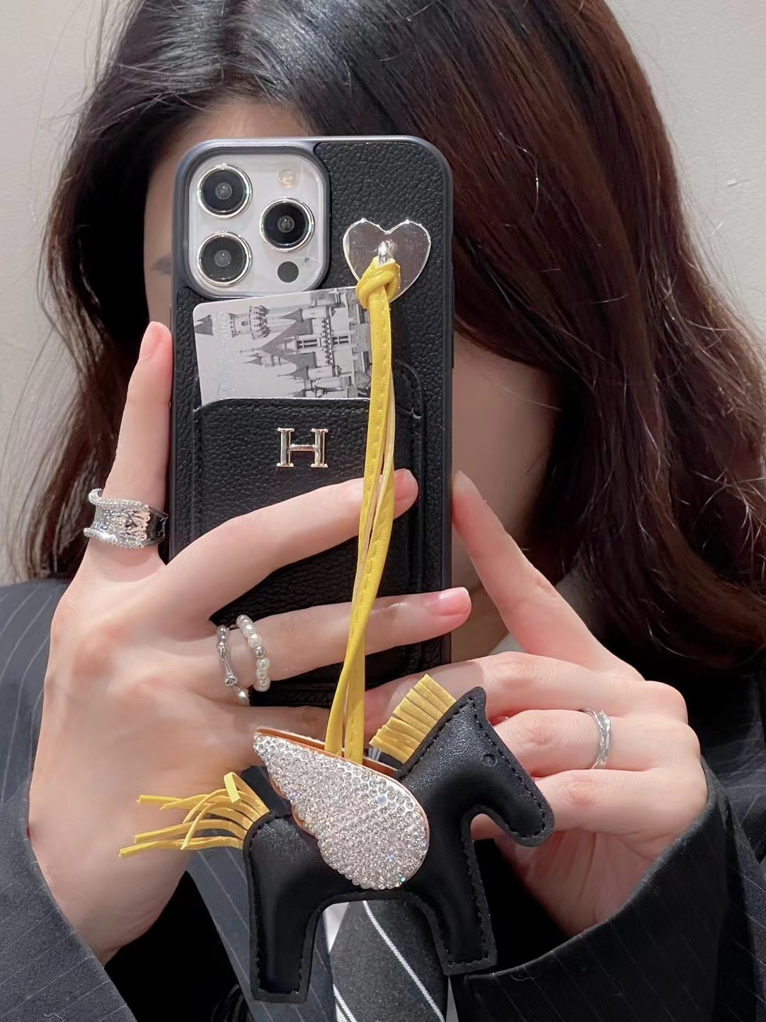 כיסוי מגן מעור הרמס לאייפון – תמונה 3