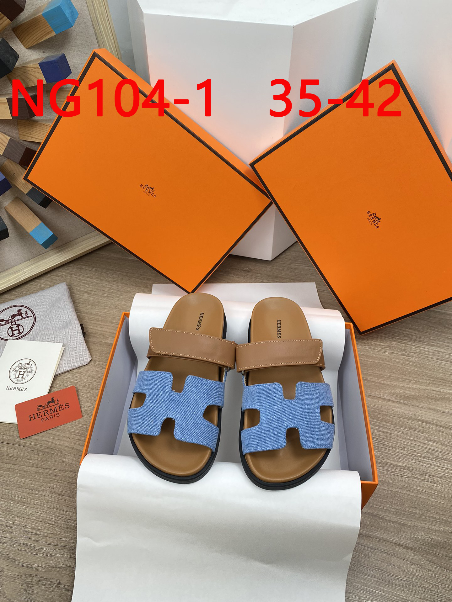 כפכפים הרמס מעור – תמונה 3