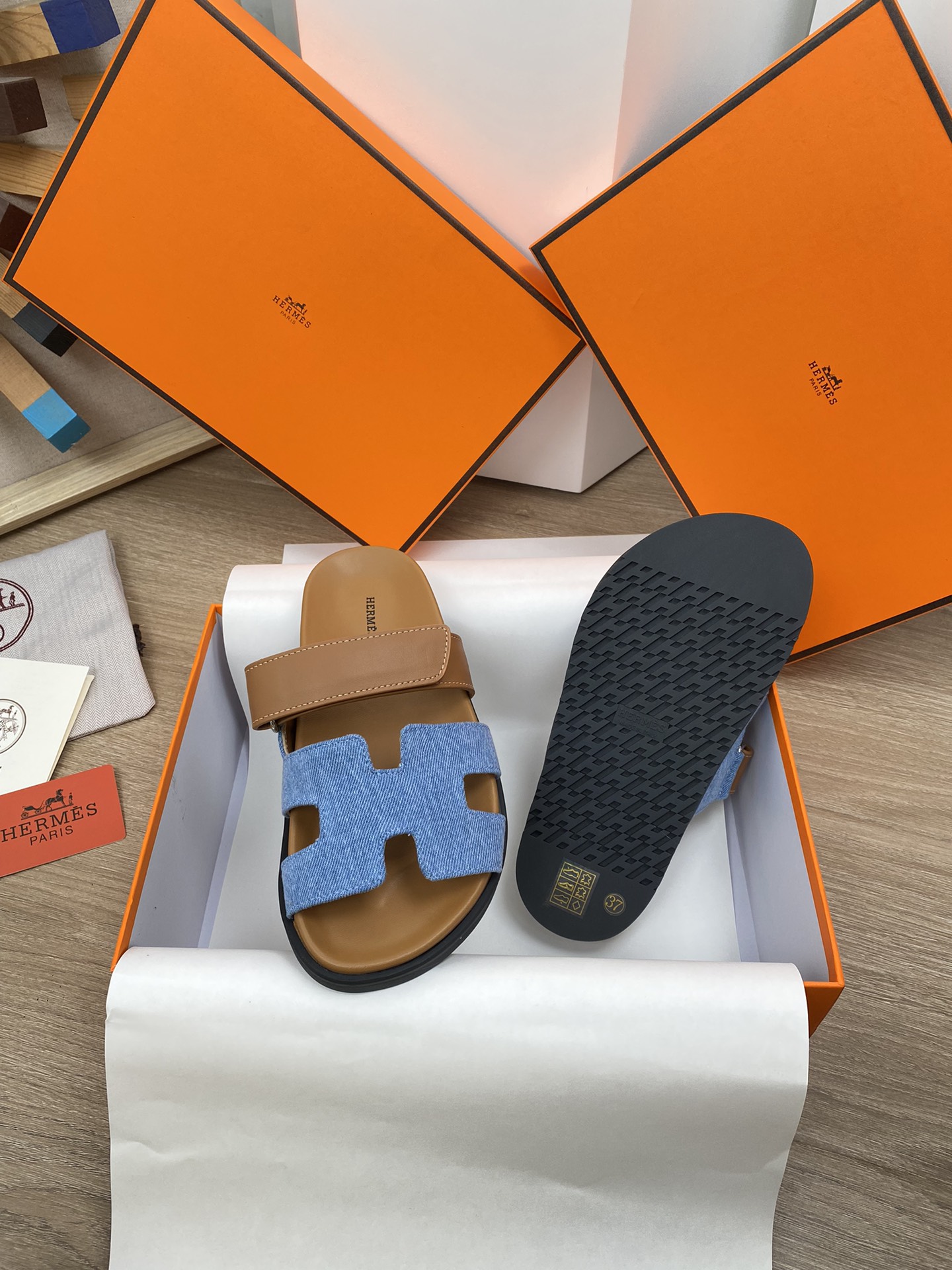 כפכפים הרמס מעור – תמונה 36