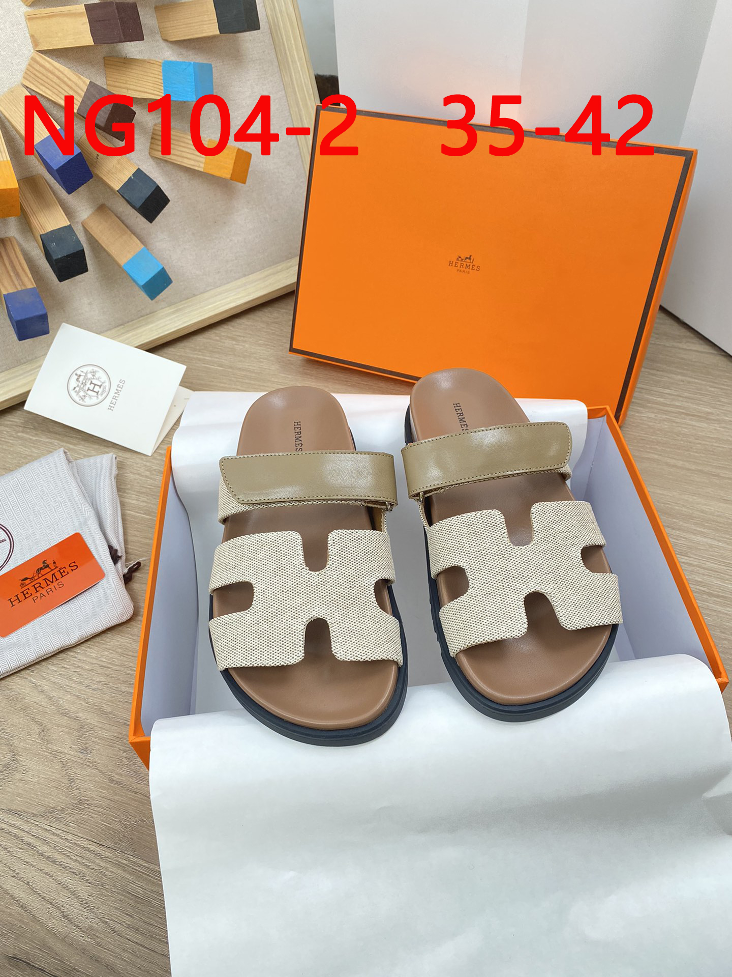 כפכפים הרמס מעור – תמונה 4