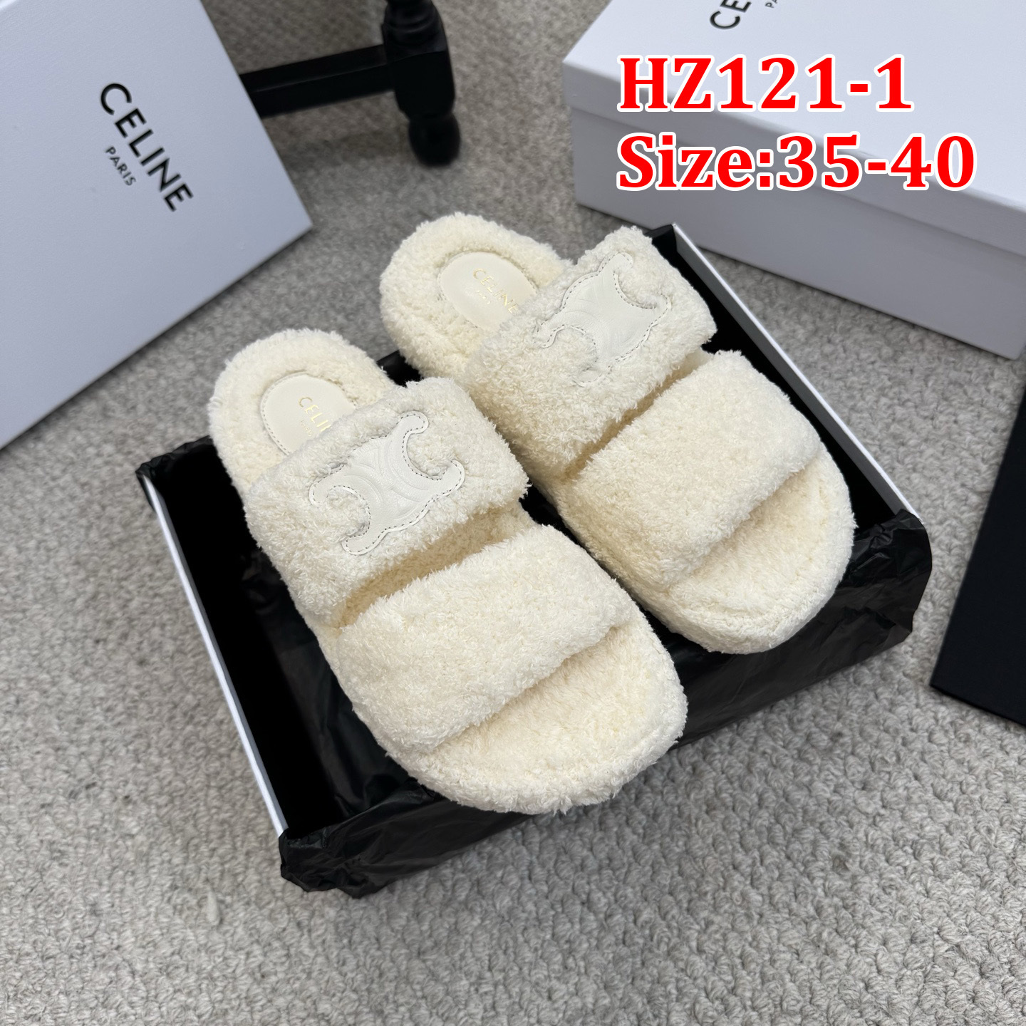 כפכפים פרוותיות סלין – תמונה 3