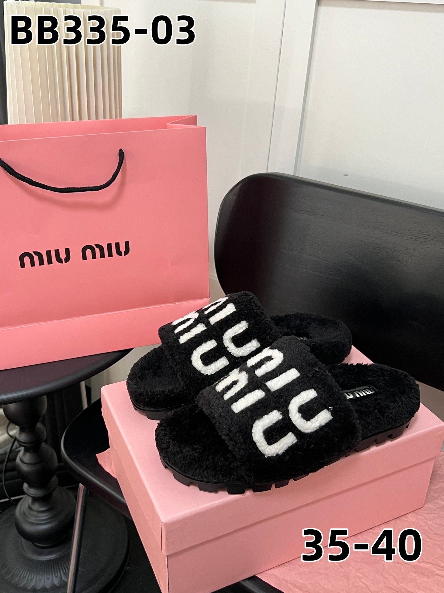 כפכפים פרוותיים מיו מיו – תמונה 5