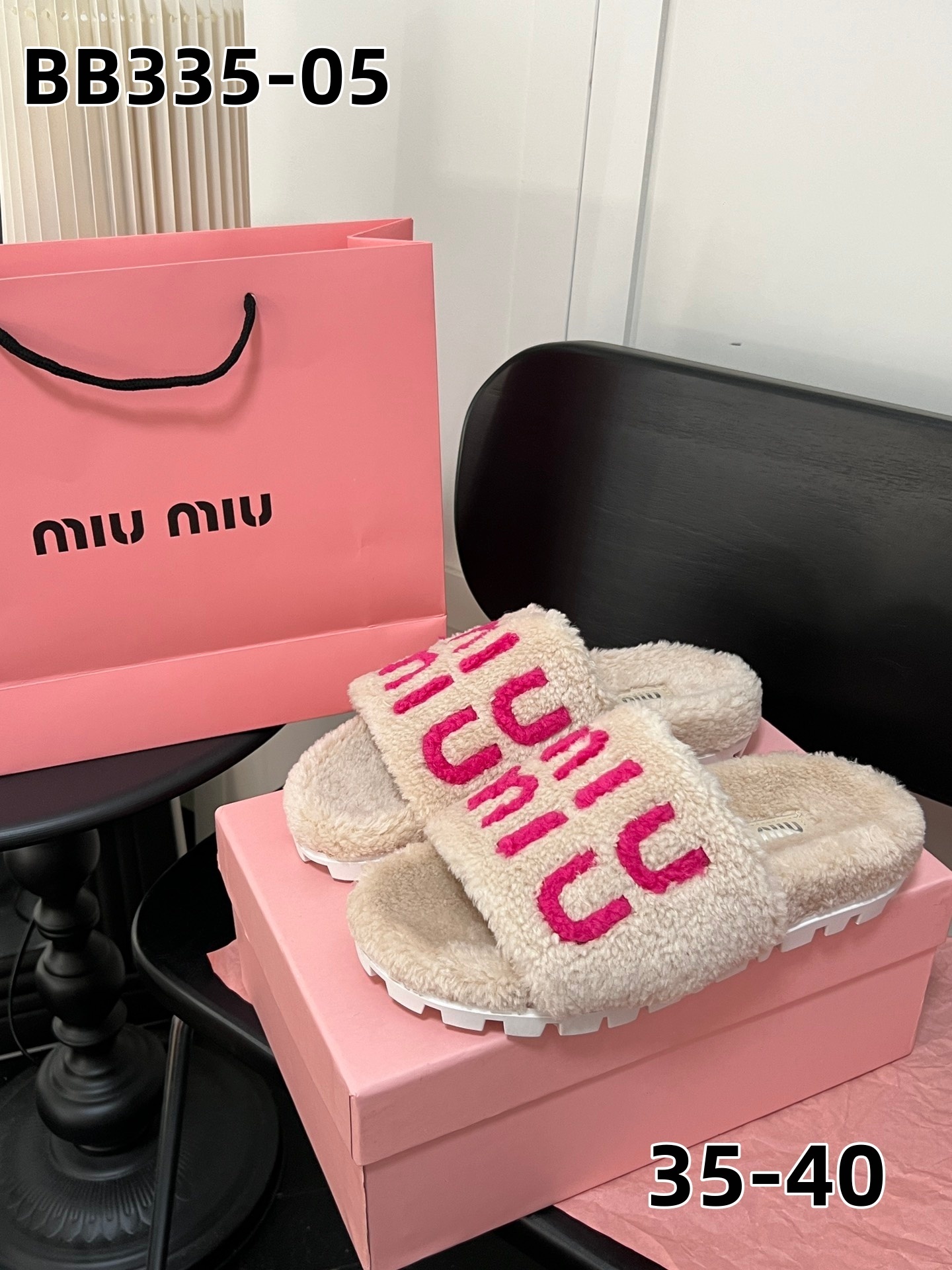 כפכפים פרוותיים מיו מיו – תמונה 7