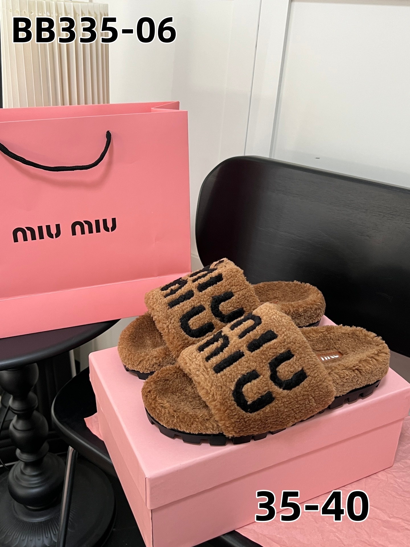 כפכפים פרוותיים מיו מיו – תמונה 8