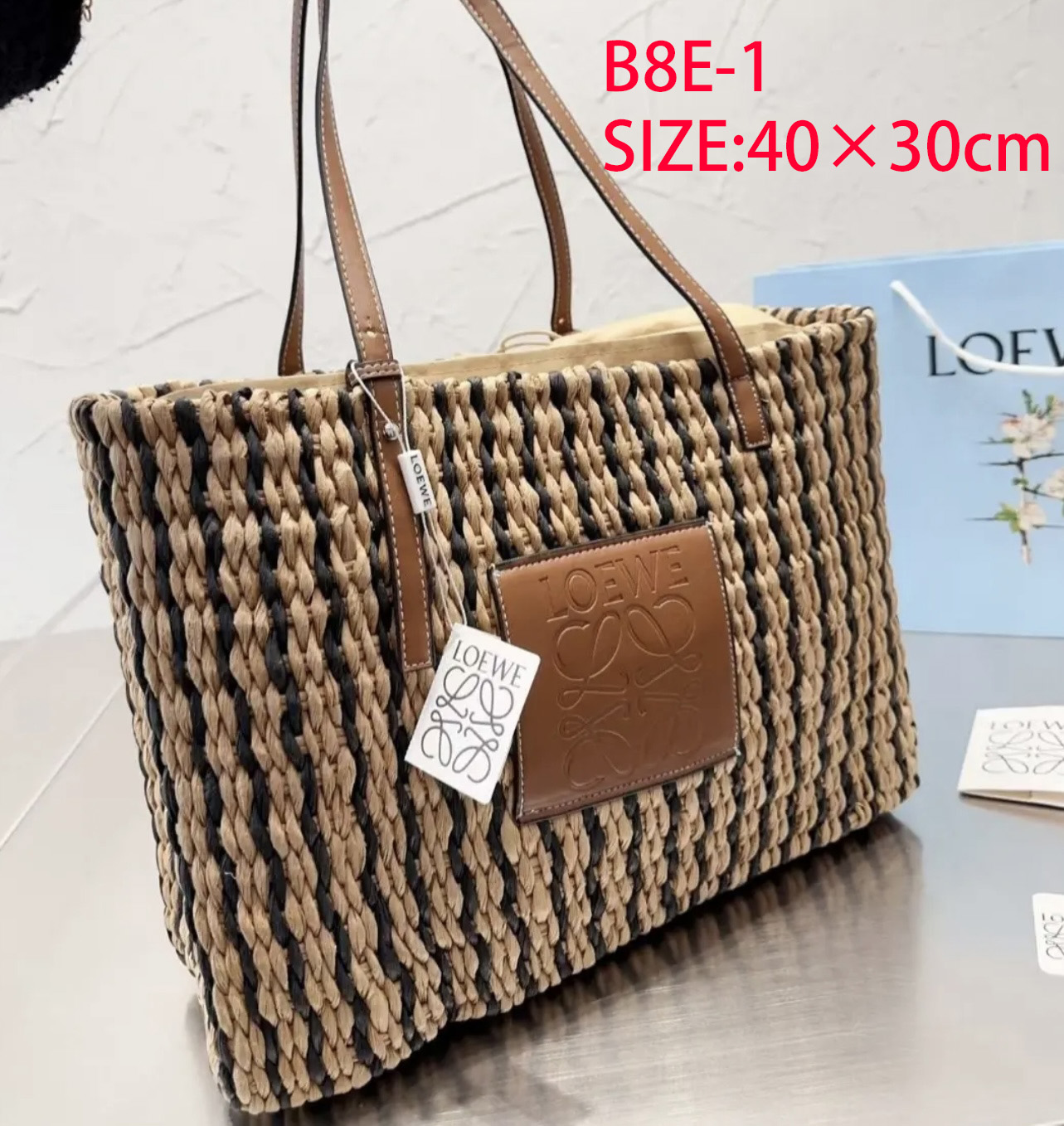 תיק קש LOEWE – תמונה 3