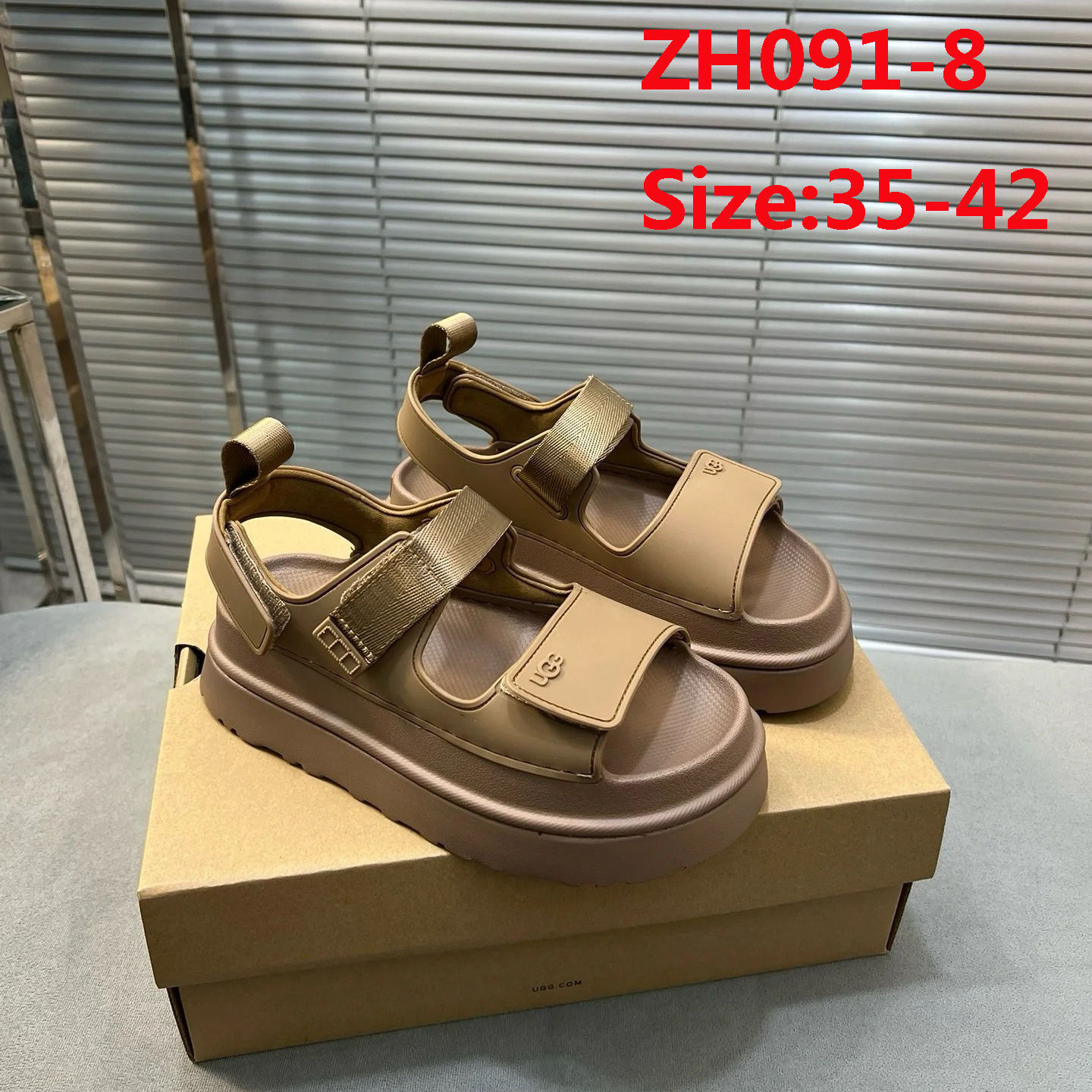 סנדלים UGG פלטפורמה – תמונה 10