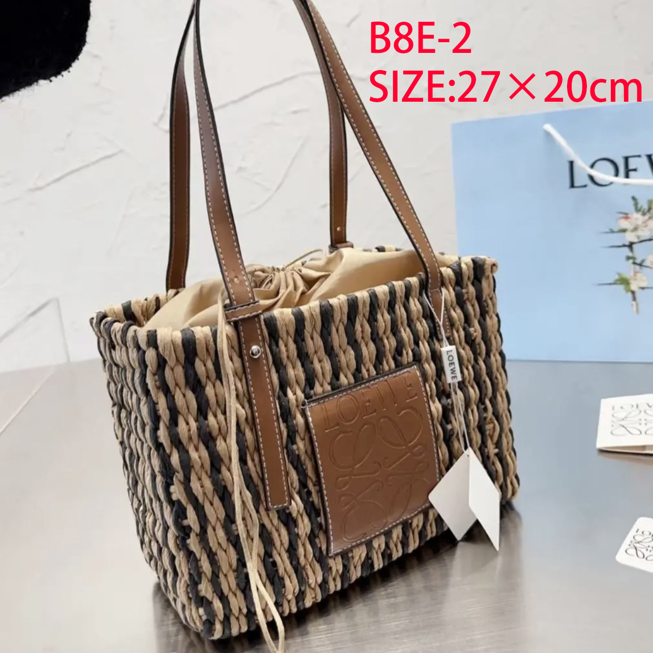 תיק קש LOEWE – תמונה 4