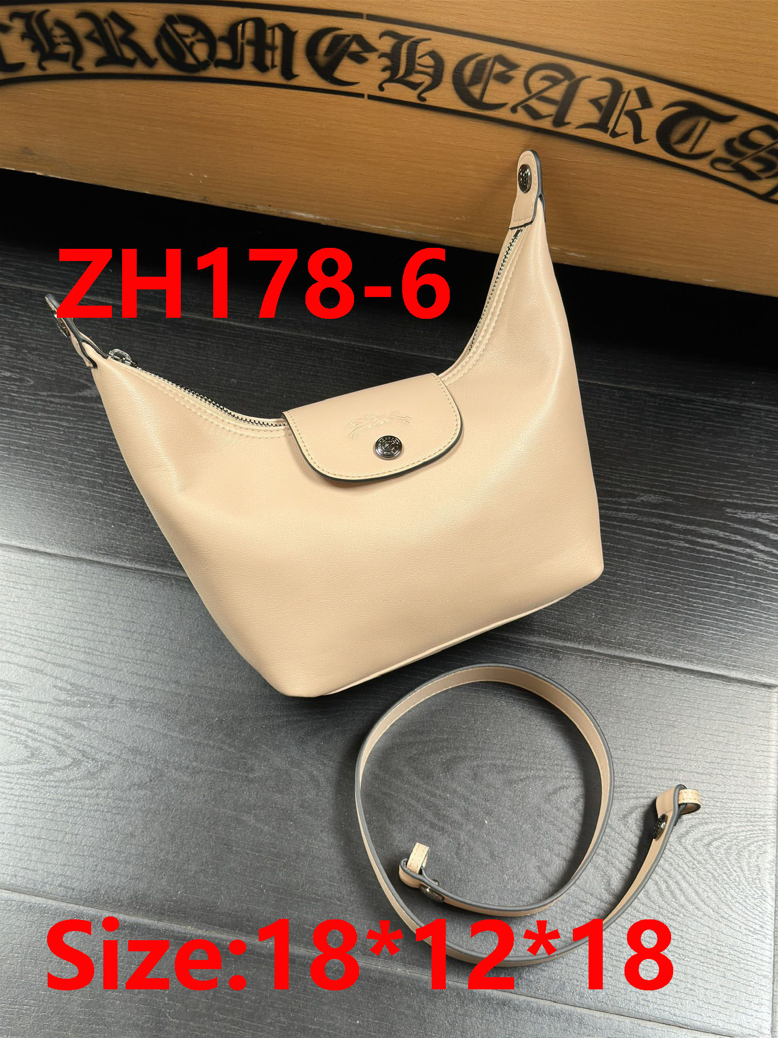 תיק יד לונגשאמפ מעור – תמונה 8