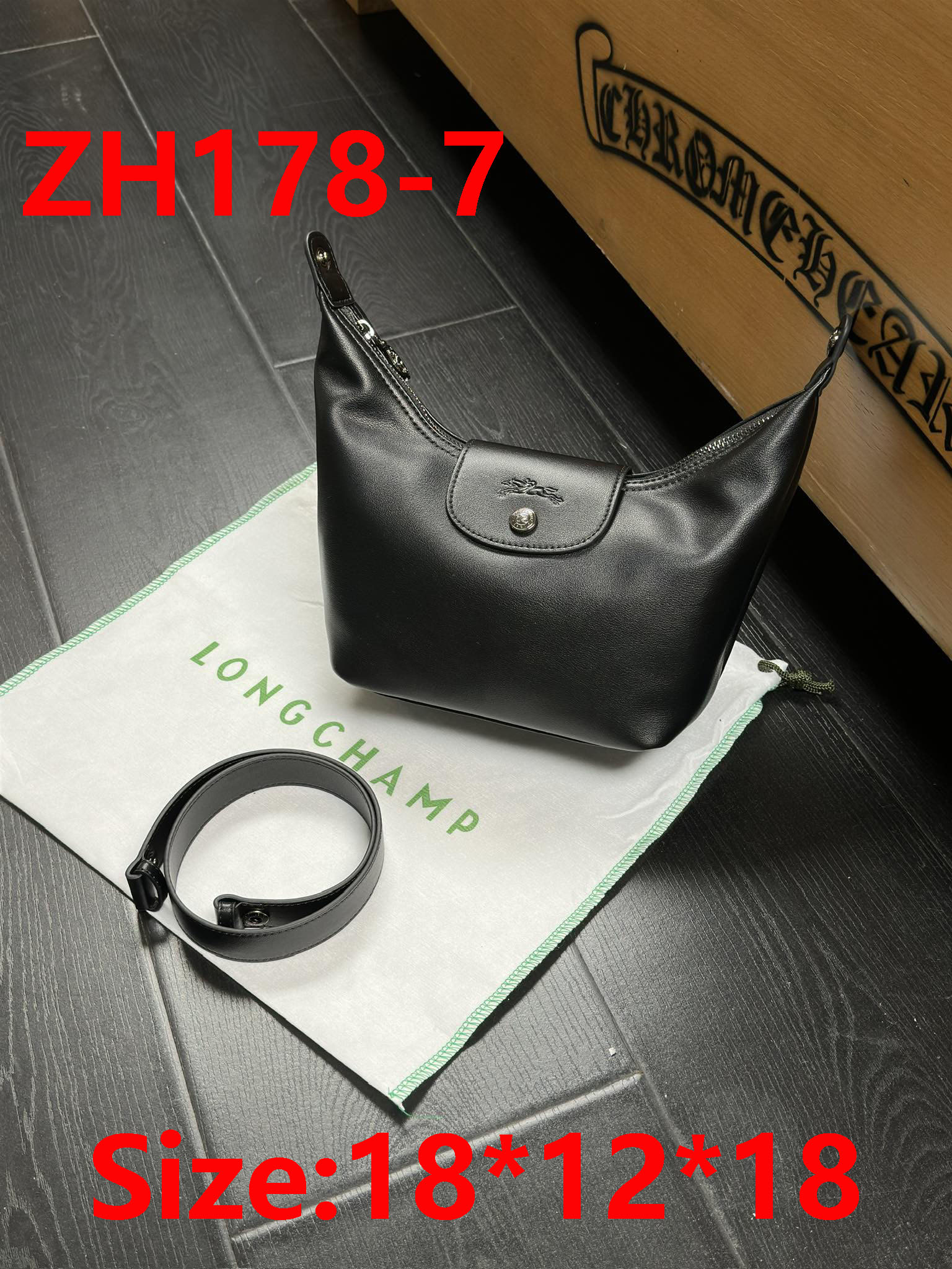 תיק יד לונגשאמפ מעור – תמונה 9