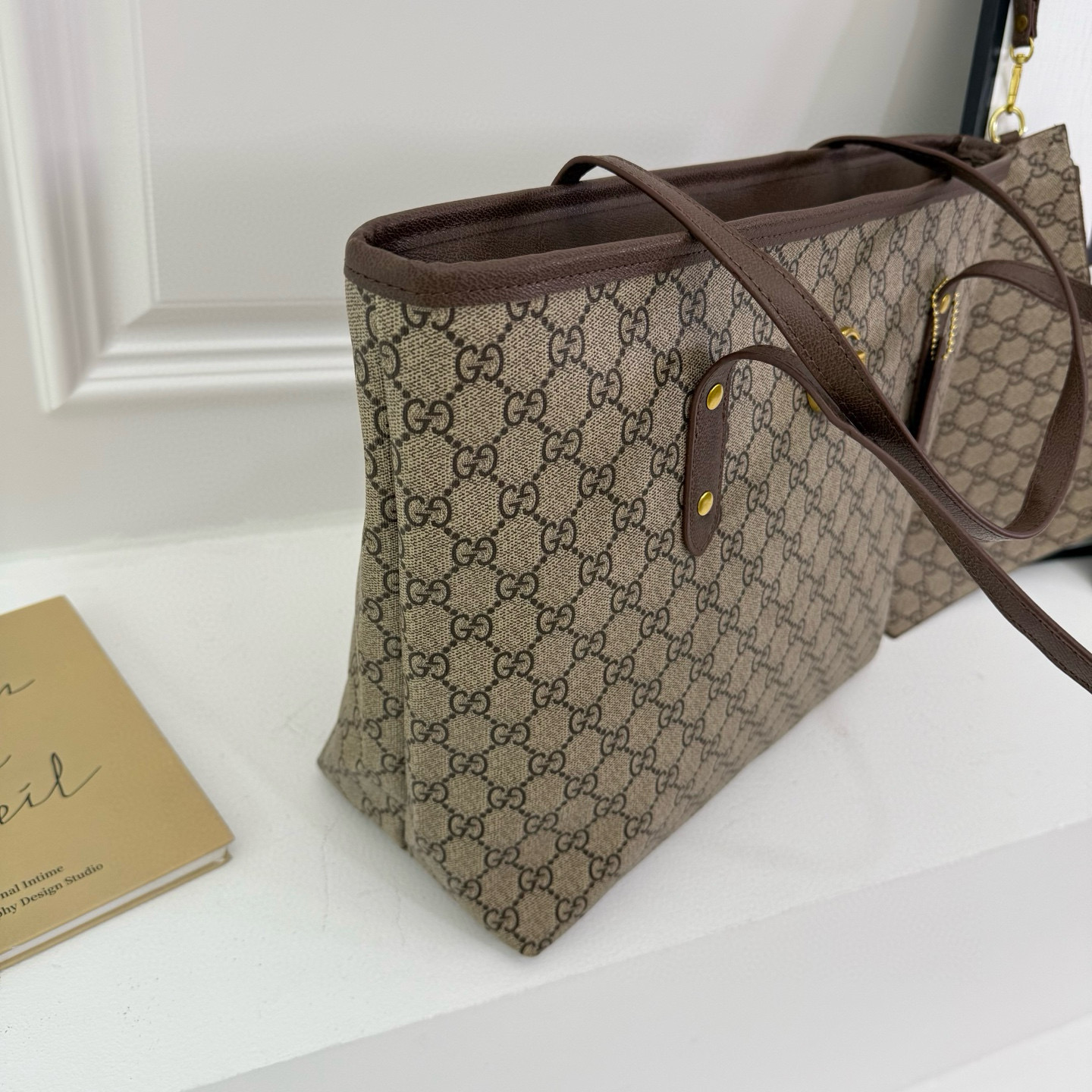 תיק צד גוצי כולל ארנקון – תמונה 3