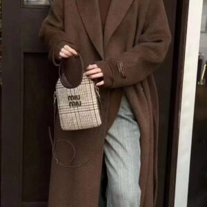 תיק משובץ מיו מיו