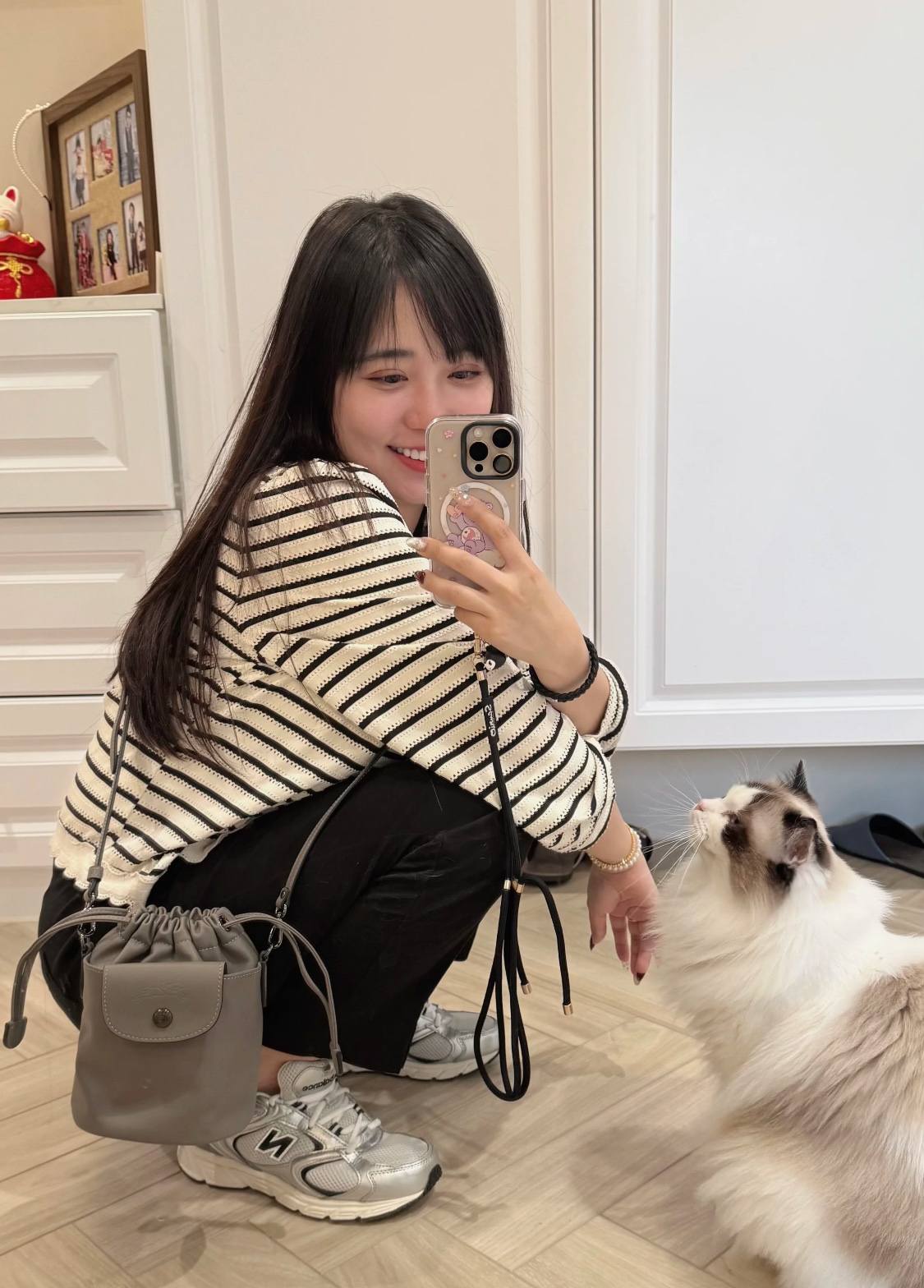 תיק מיני לונגשאמפ מעור – תמונה 11