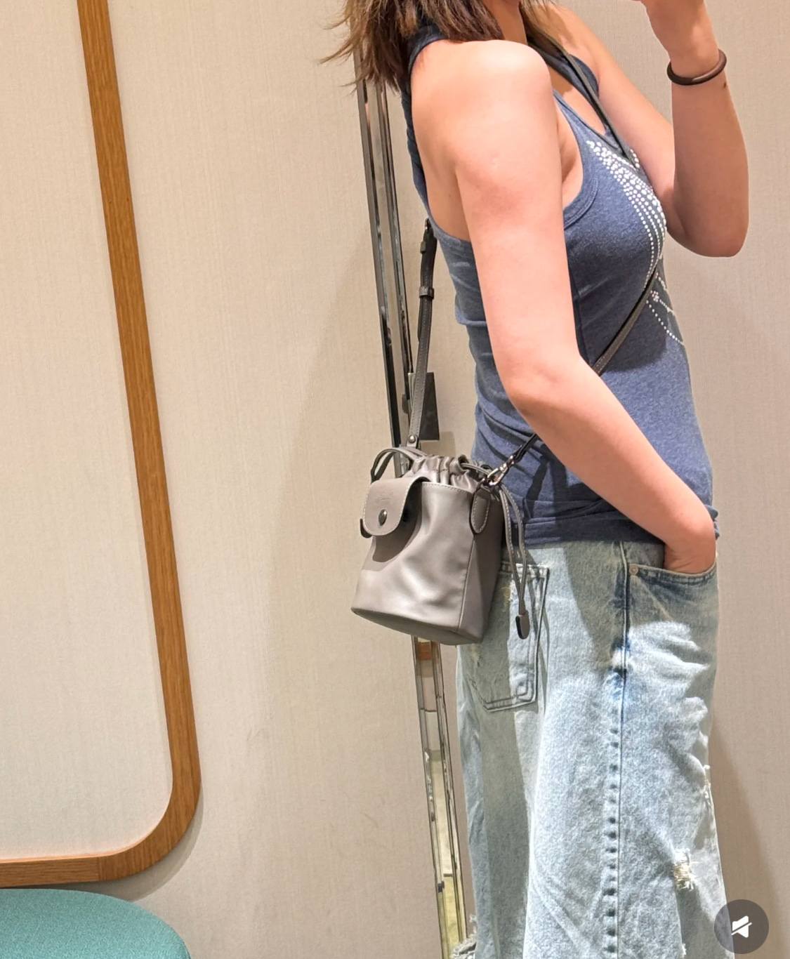 תיק מיני לונגשאמפ מעור – תמונה 10