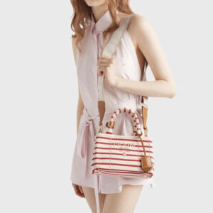 תיק פסים פראדה