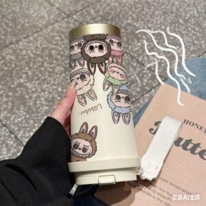 כוס שתיה קרה חמה לבובו Labubu