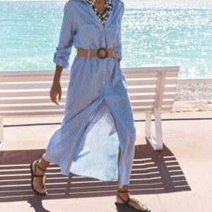 שמלת פסים זארה