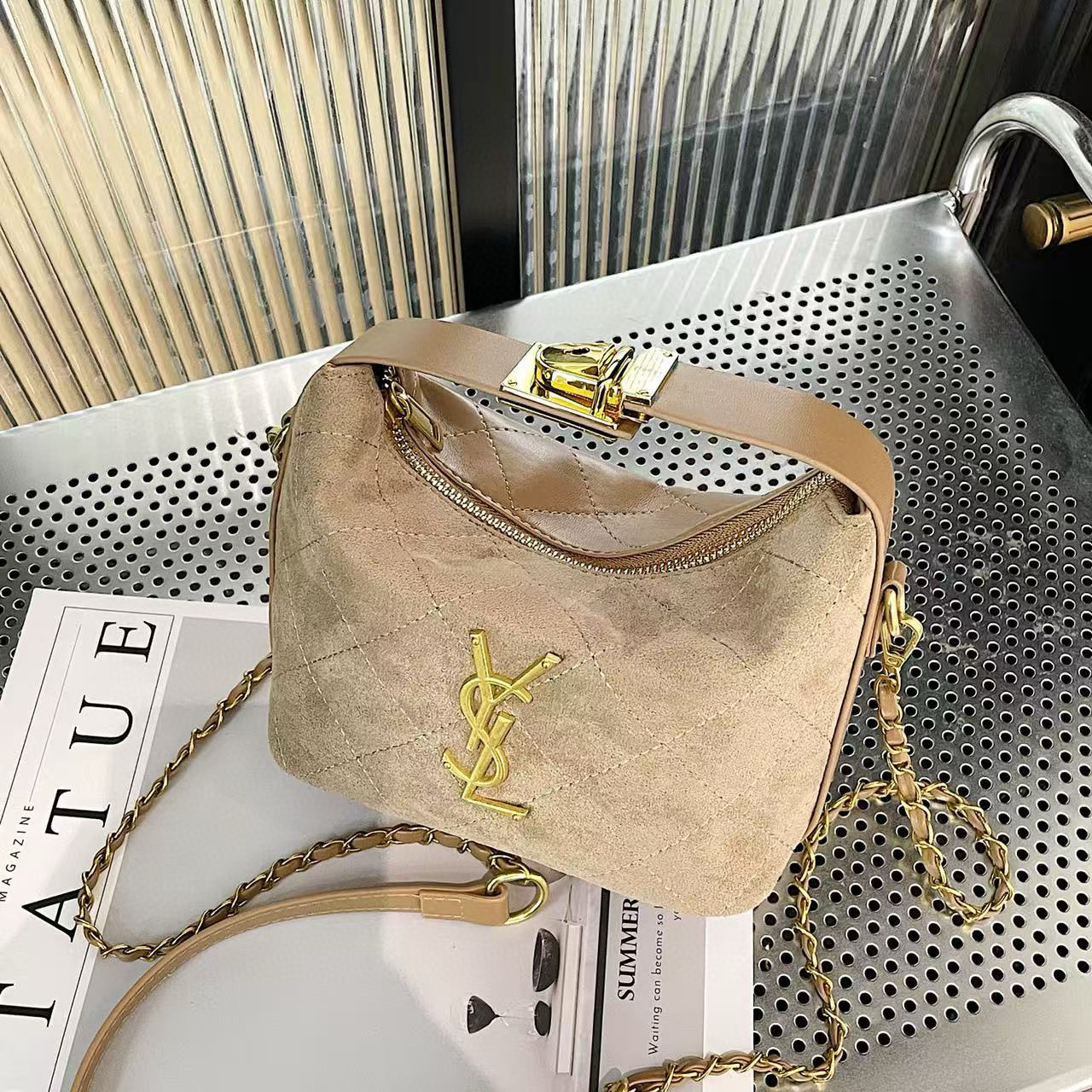 תיק יד איב סן לורן – תמונה 7