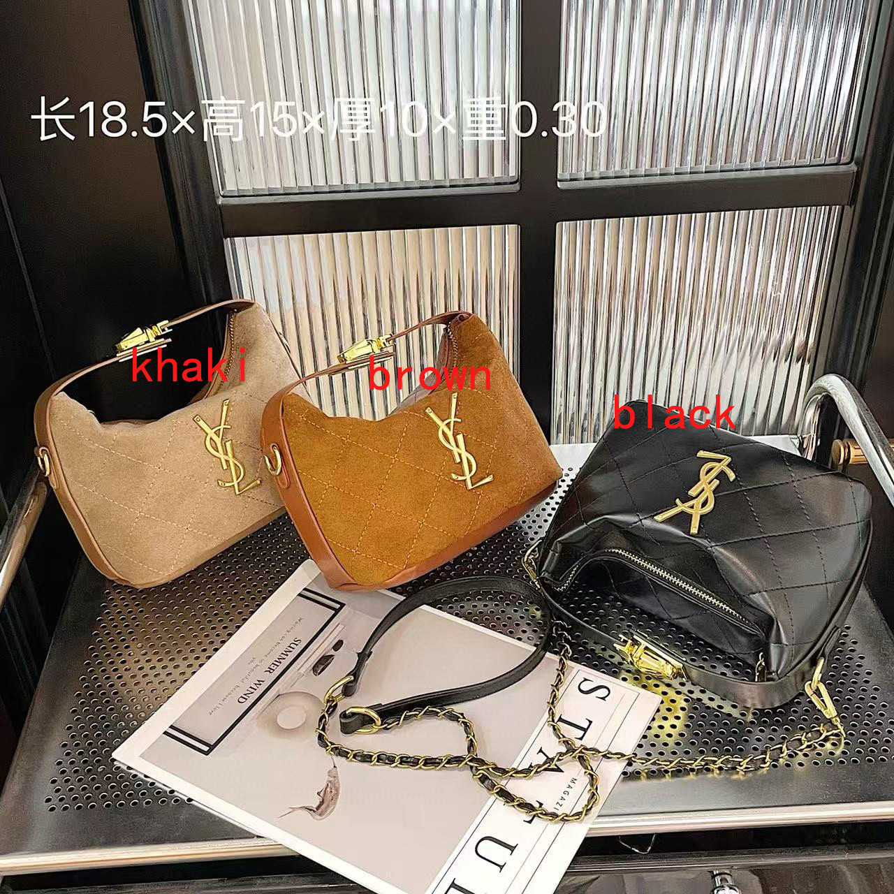 תיק יד איב סן לורן – תמונה 3