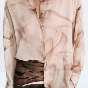 חולצת זארה עם הדפס טאי דאי