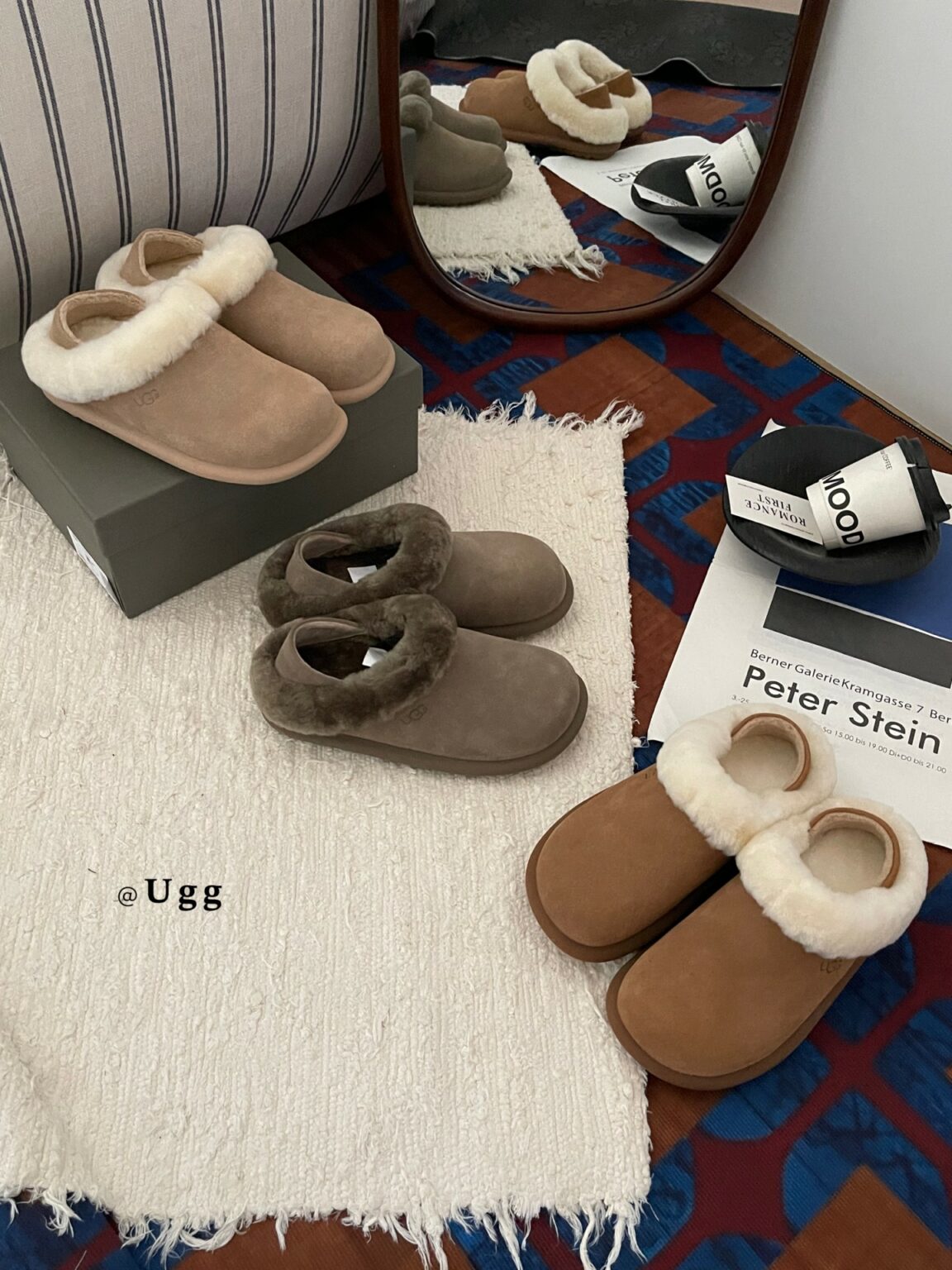 כפכפים עם רצועה אחורית ugg – תמונה 9