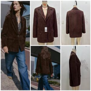 בלייזר דמוי עור זארה