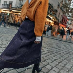 סוודר עם קשר בגב זארה