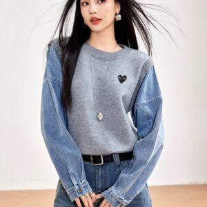 חולצה משולבת קום דה גרסון