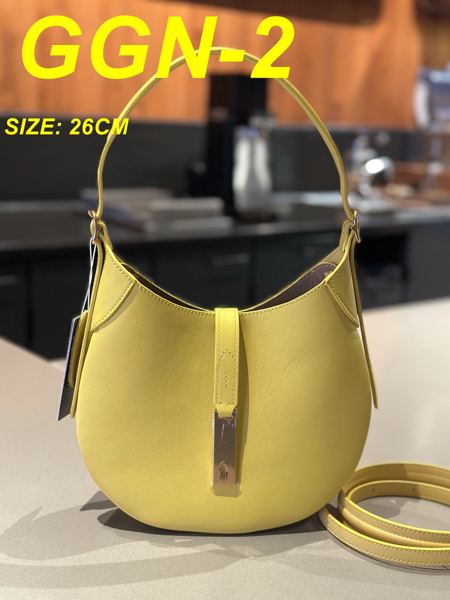 תיק צד פולו ראלף לורן מעור – תמונה 3