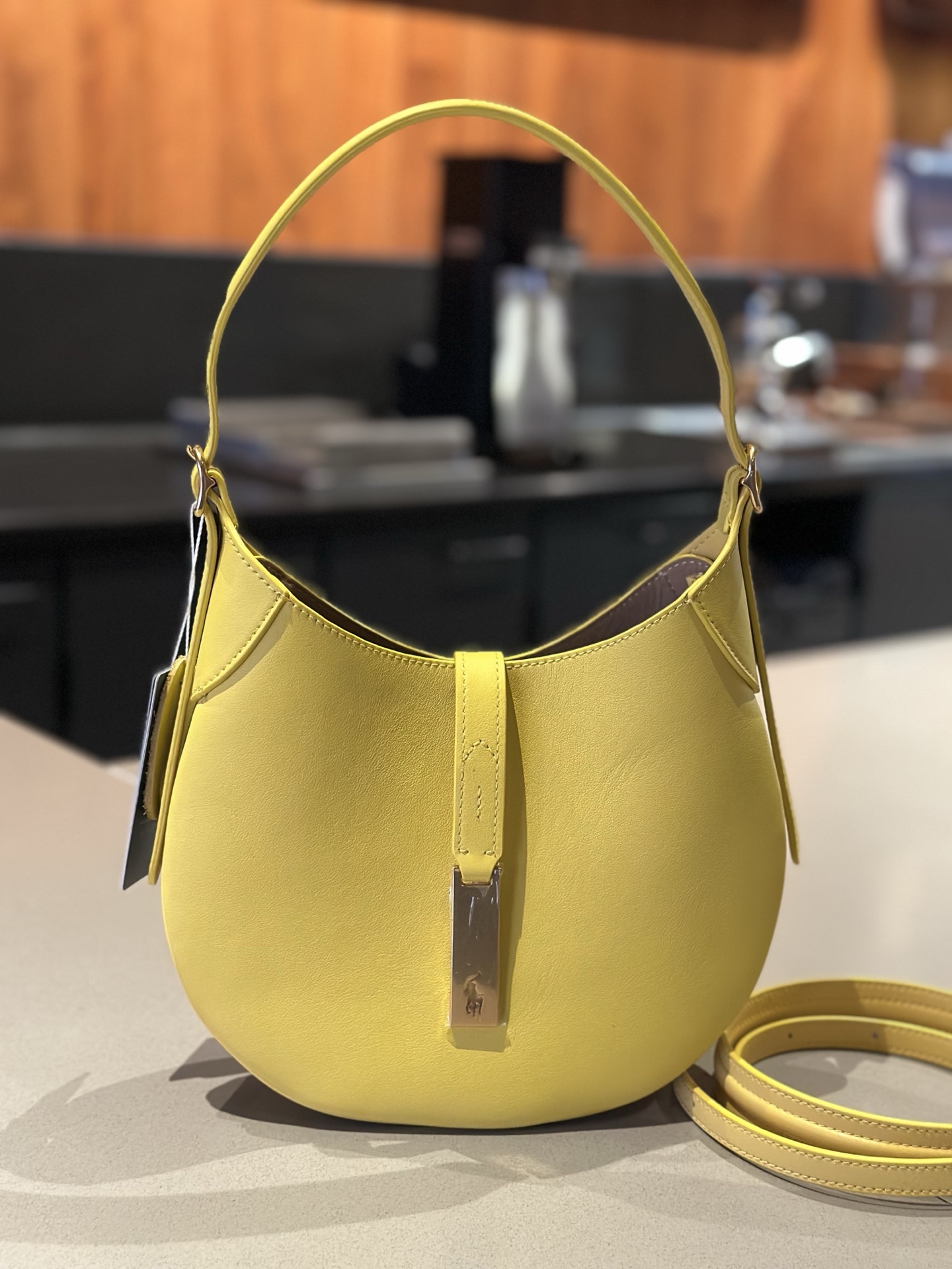 תיק צד פולו ראלף לורן מעור – תמונה 4