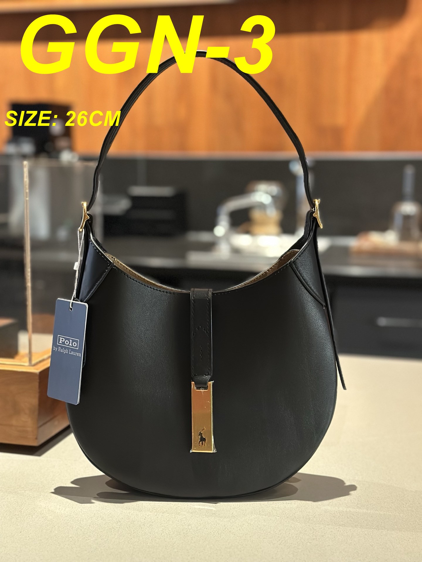 תיק צד פולו ראלף לורן מעור – תמונה 11