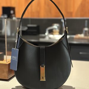 תיק צד פולו ראלף לורן מעור