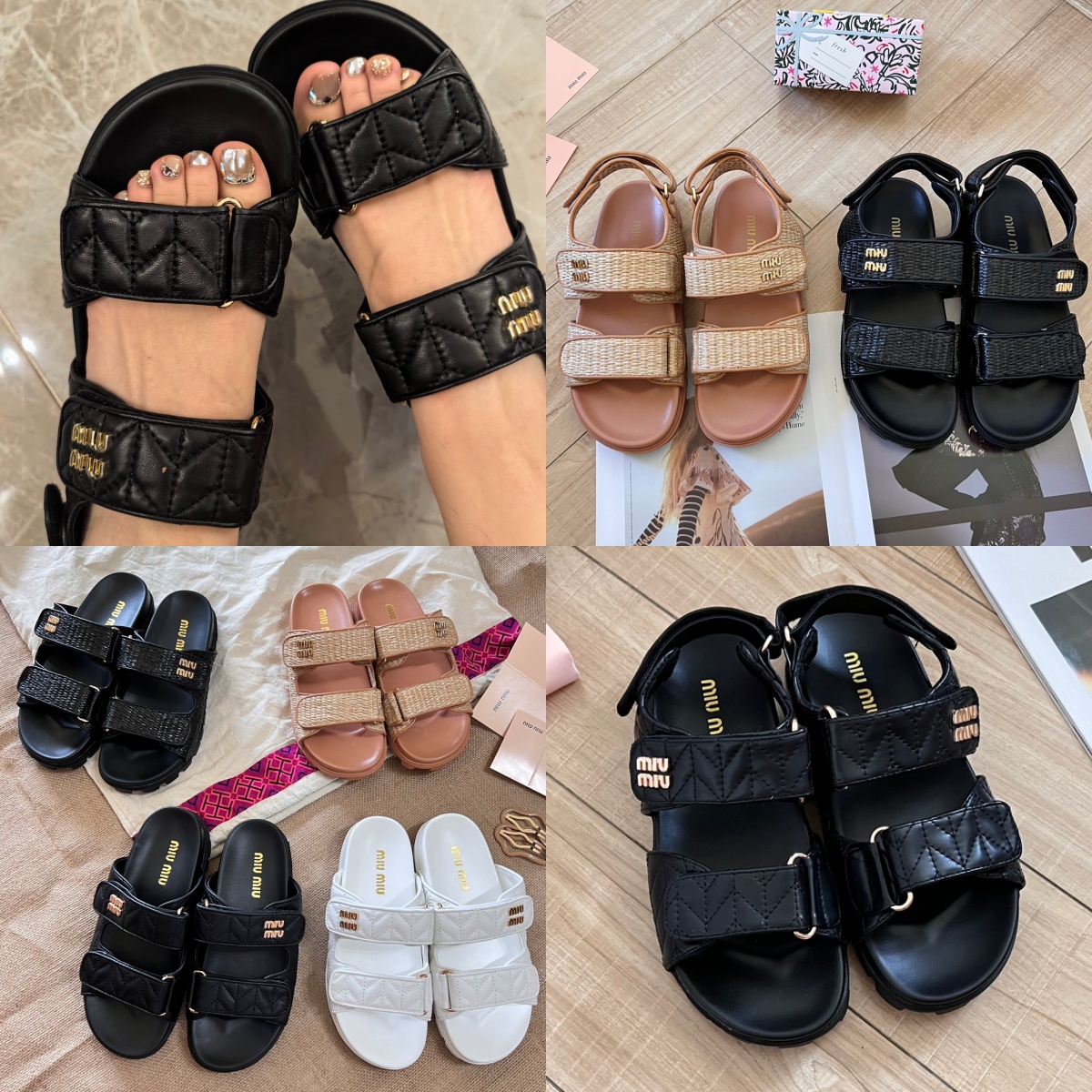 כפכפים וסנדלים מיו מיו – תמונה 14