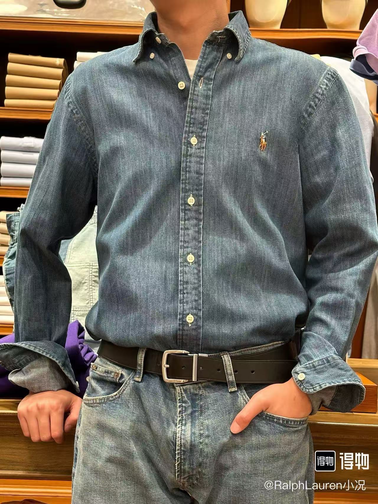 חולצת ג'נס ראלף לורן לו ולך – תמונה 8