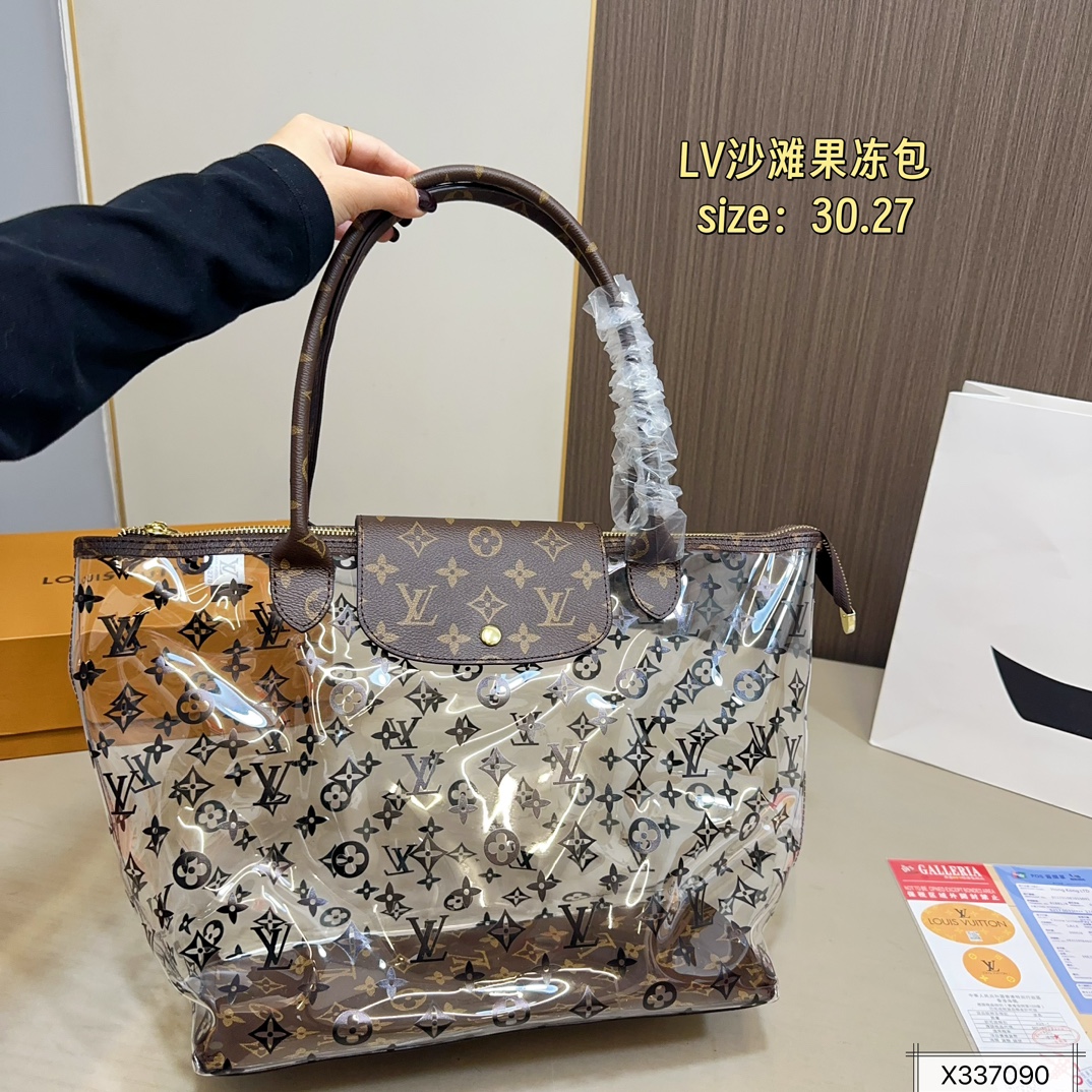 תיק טוטה שקוף לואי ויטון – תמונה 9