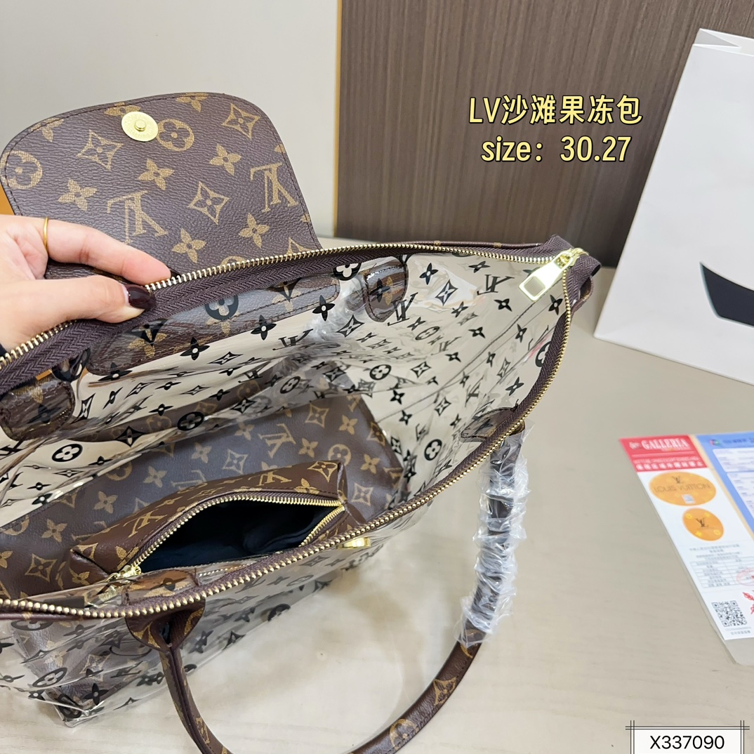 תיק טוטה שקוף לואי ויטון – תמונה 11