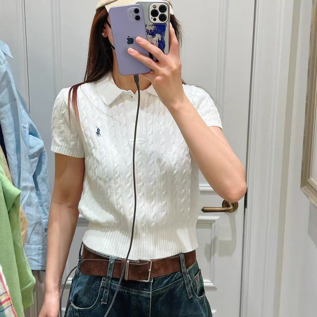 סריג ראלף לורן קצר – תמונה 11