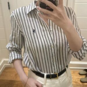 חולצה מכופתרת פסים ראלף לורן