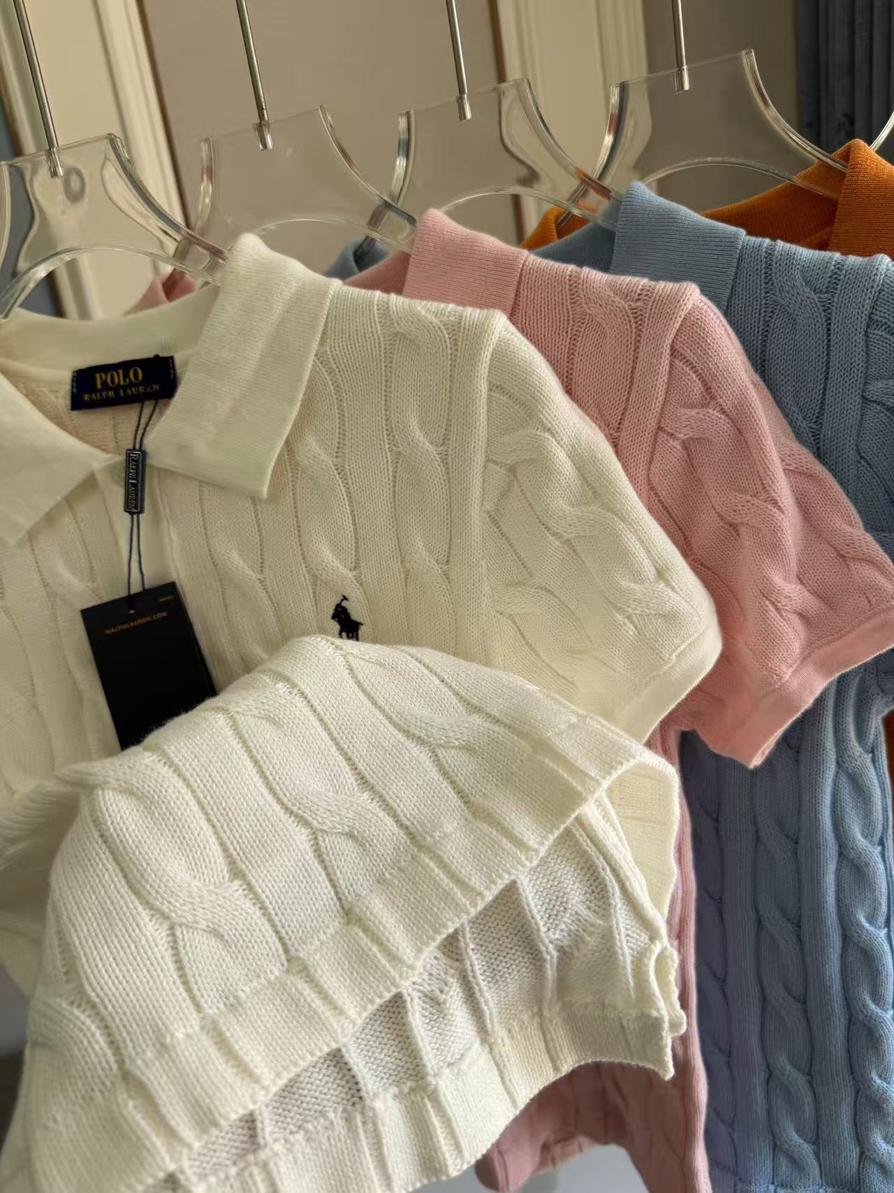 סריג ראלף לורן קצר – תמונה 8