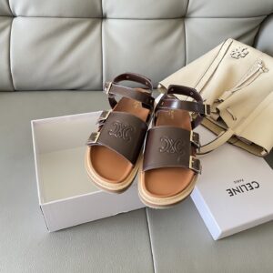 סנדלים סלין מעור